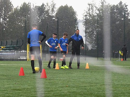 FC Internazionale Soccer Training Session For Teams And Schools